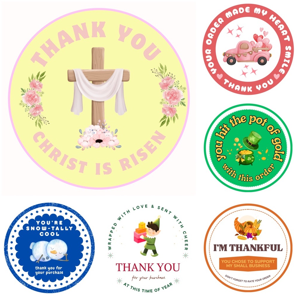 24CT Holiday Stickers - Picture 6 of 11